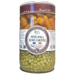 ZZZ Petits pois extra fins et carottes à l'etuvée