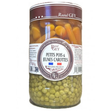 ZZZ Petits pois extra fins et carottes à l'etuvée